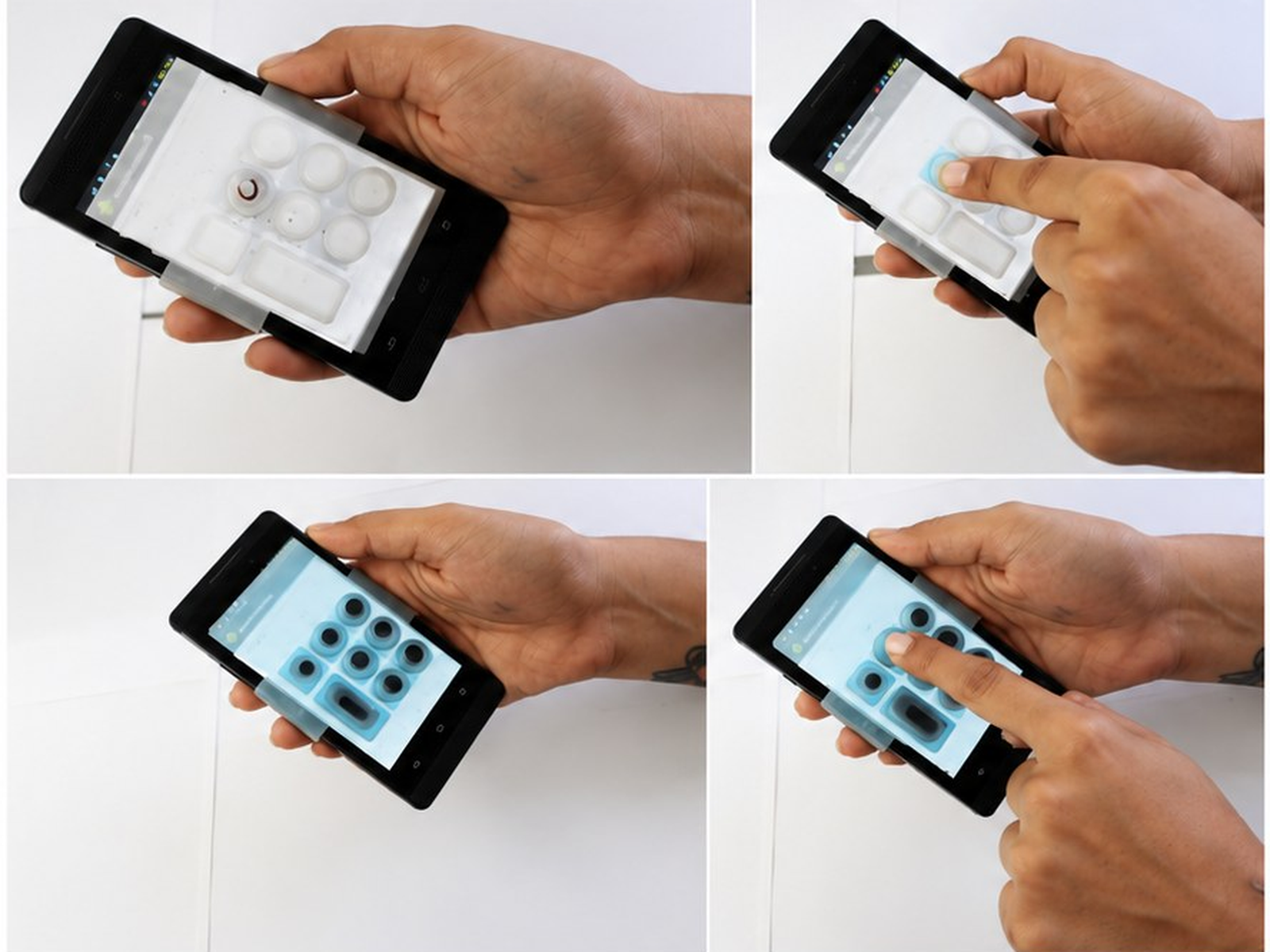 braille touch pad cover